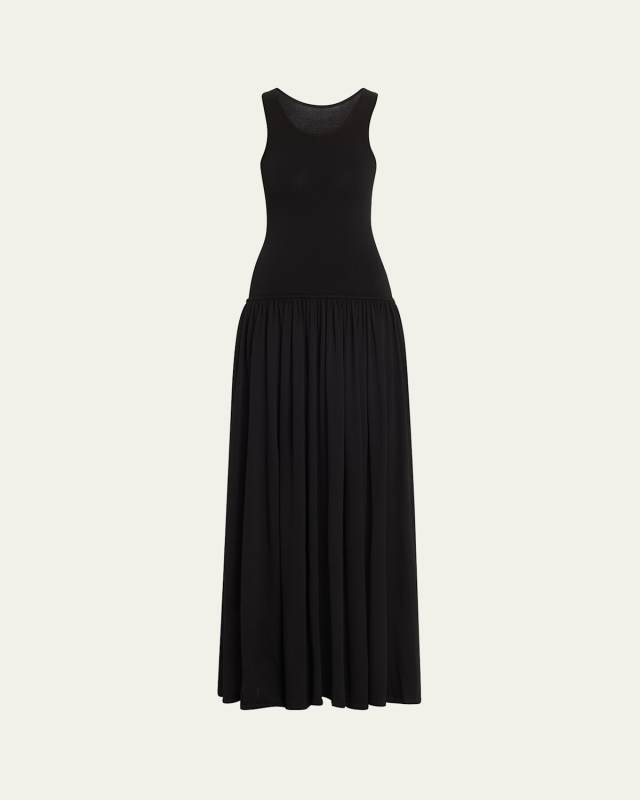 Jada Sleeveless Scoop-Neck Knit Maxi Dress